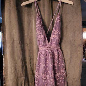 NWOT Lavender Floral Dress